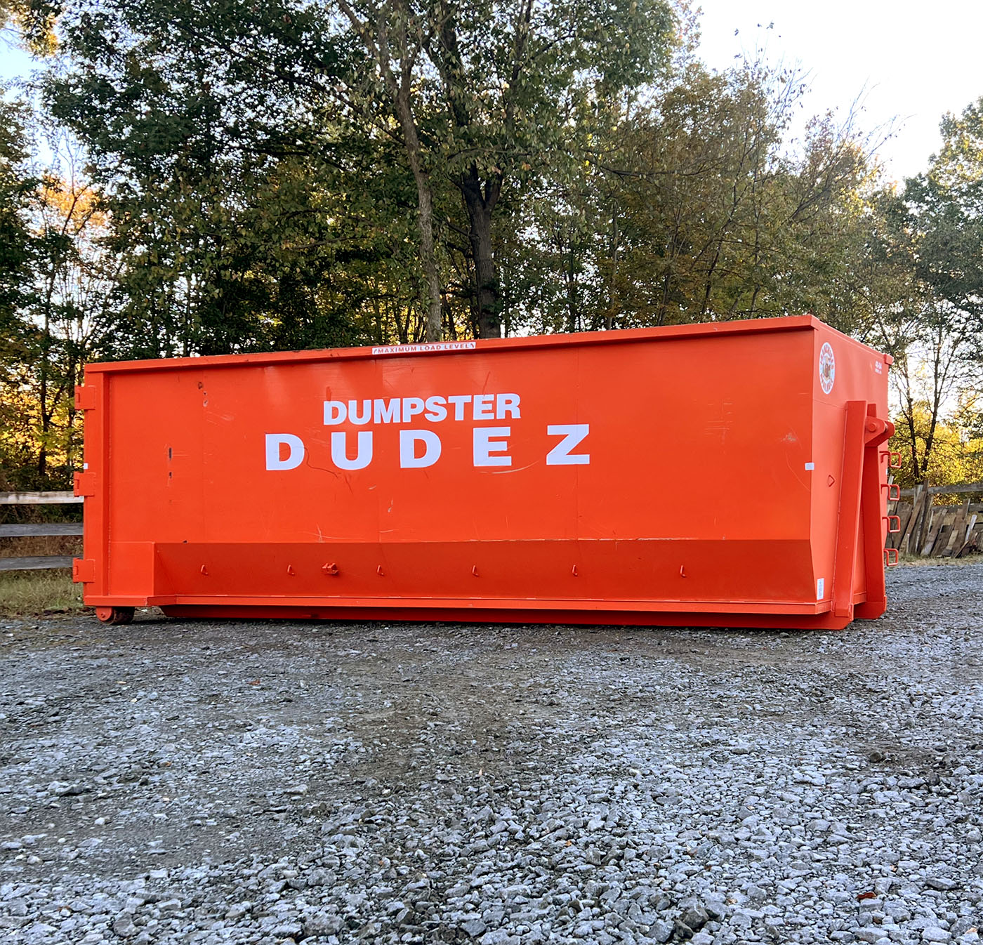 Dumpster Dudez Berks County , PA 40 yard dumpster rental.