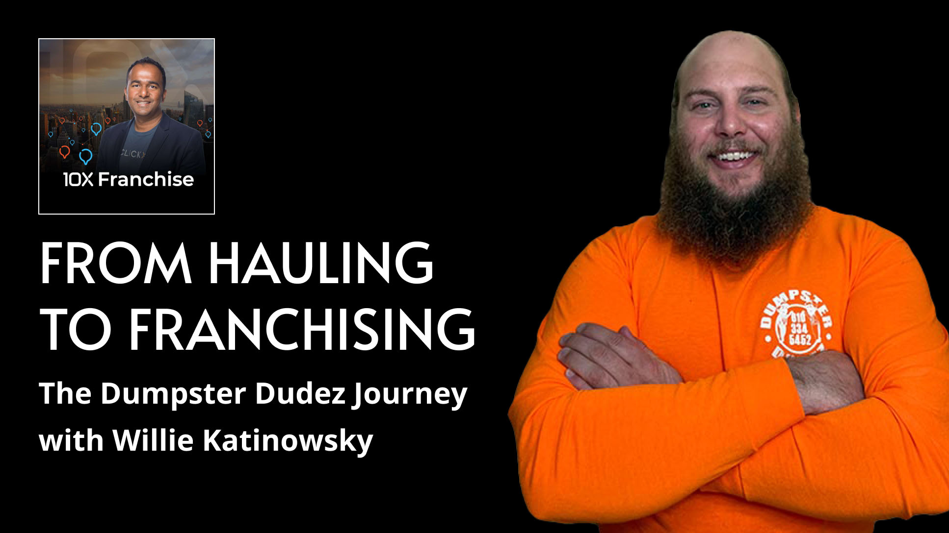 Dumpster Dudez business with beers.