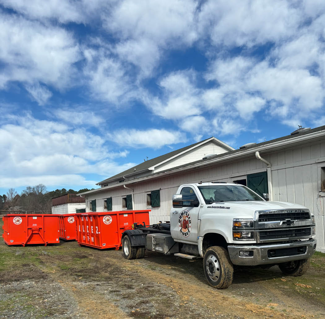 Fayetteville–Springdale–Rogers concrete dumpster rental - learn how you can benefit from a Dumpster Dudez rental.