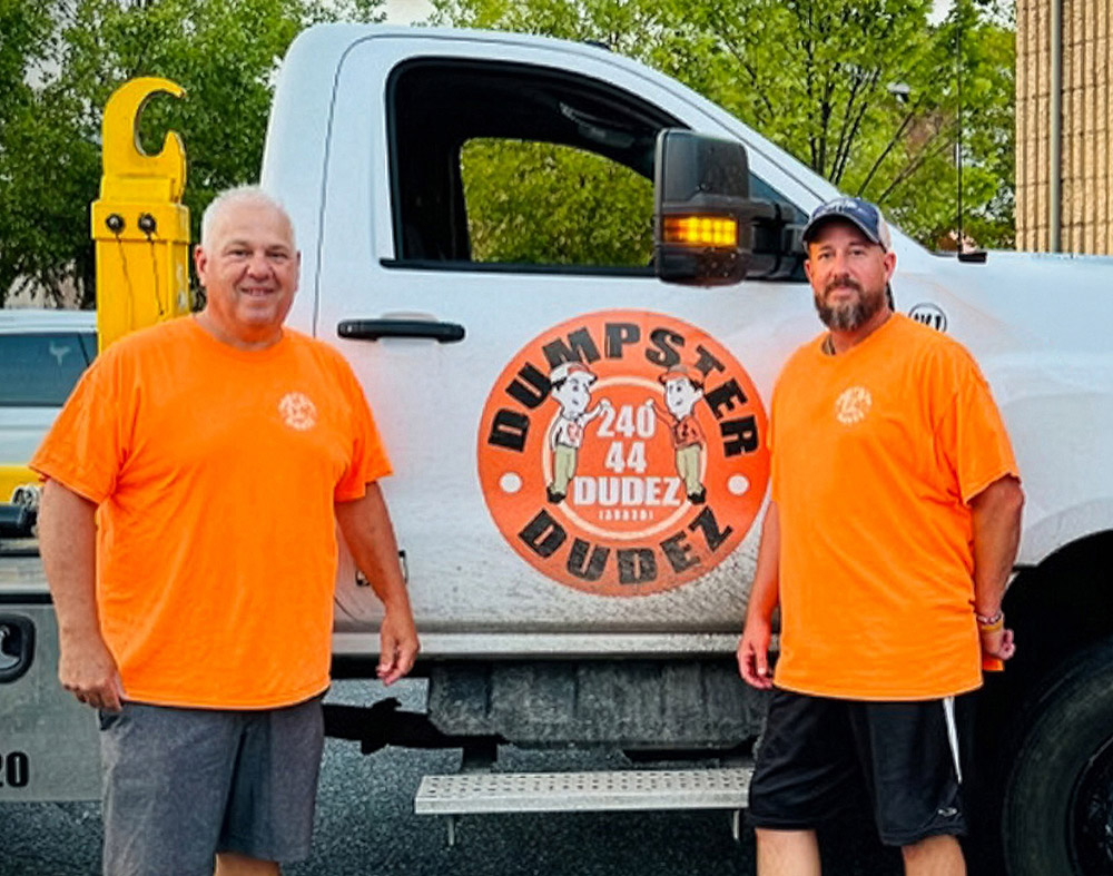 Jeff Kelly and Eric Sotzin - Dumpster Dudez Lehigh Valley