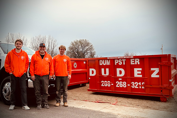 Mike, Christian and James Hazen - Dumpster Dudez of Treasure Valley